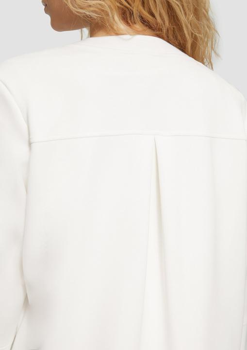 Actual product image S.Oliver Sweatshirt Jacke Scuba-Sweatjacke mit Faltendetail (44)