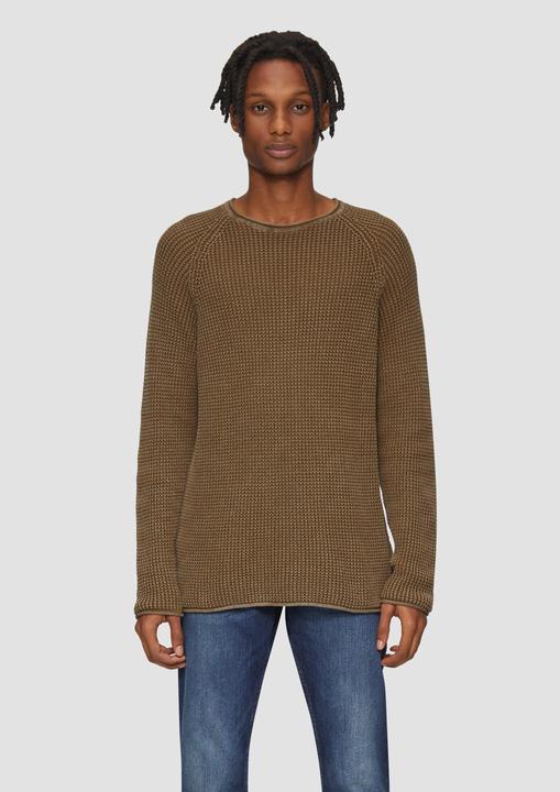 Produktbild S.Oliver Strickpullover Locker gestrickter Pullover mit Waschung (L)