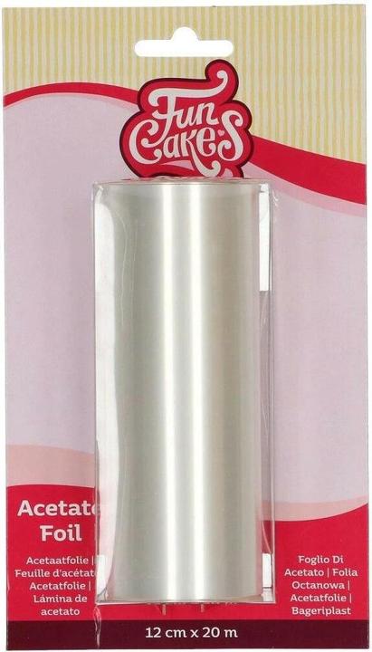 FunCakes Rouleau d'acétate 12 cm x 20 m