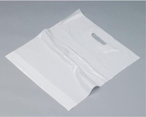 Produktbild Nordiskt Papper AB Kunststofftragetaschen, 40 x 45 cm, weiss, Karton mit 500 Stück.