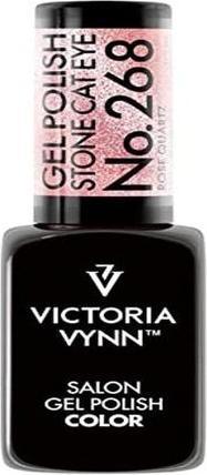 Actual product image Visconti Di Modrone Victoria Vynn Gel Polish Stone Cat Eye No. 268 Rose Quartz (Rose quartz)