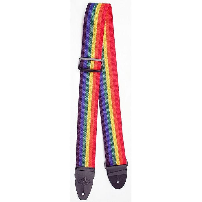 LM Nylon Gitarrengurt rainbow (Instrumentengurt), Zubehör Instrumente, Mehrfarbig