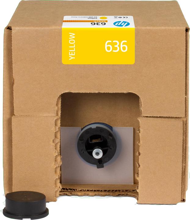 Produktbild HP 636 - 3 l - Gelb - Original - Tintenpatrone (Y)