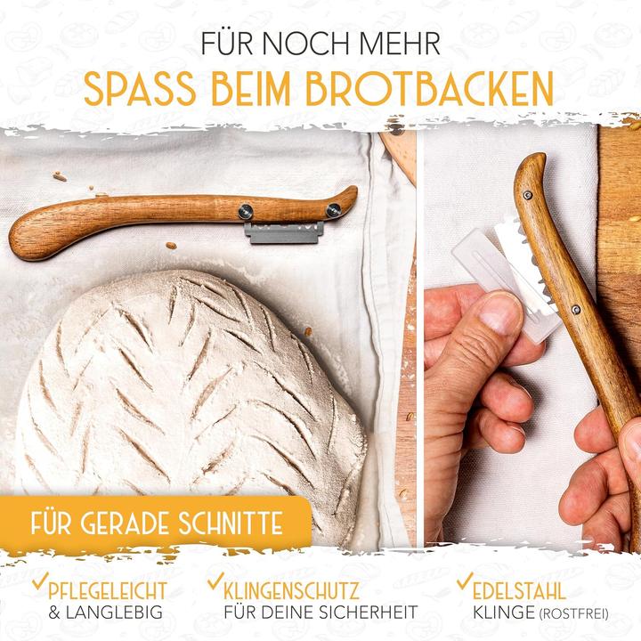 Produktbild Krustenzauber Gärkörbchen & Sauerteig Starter Set