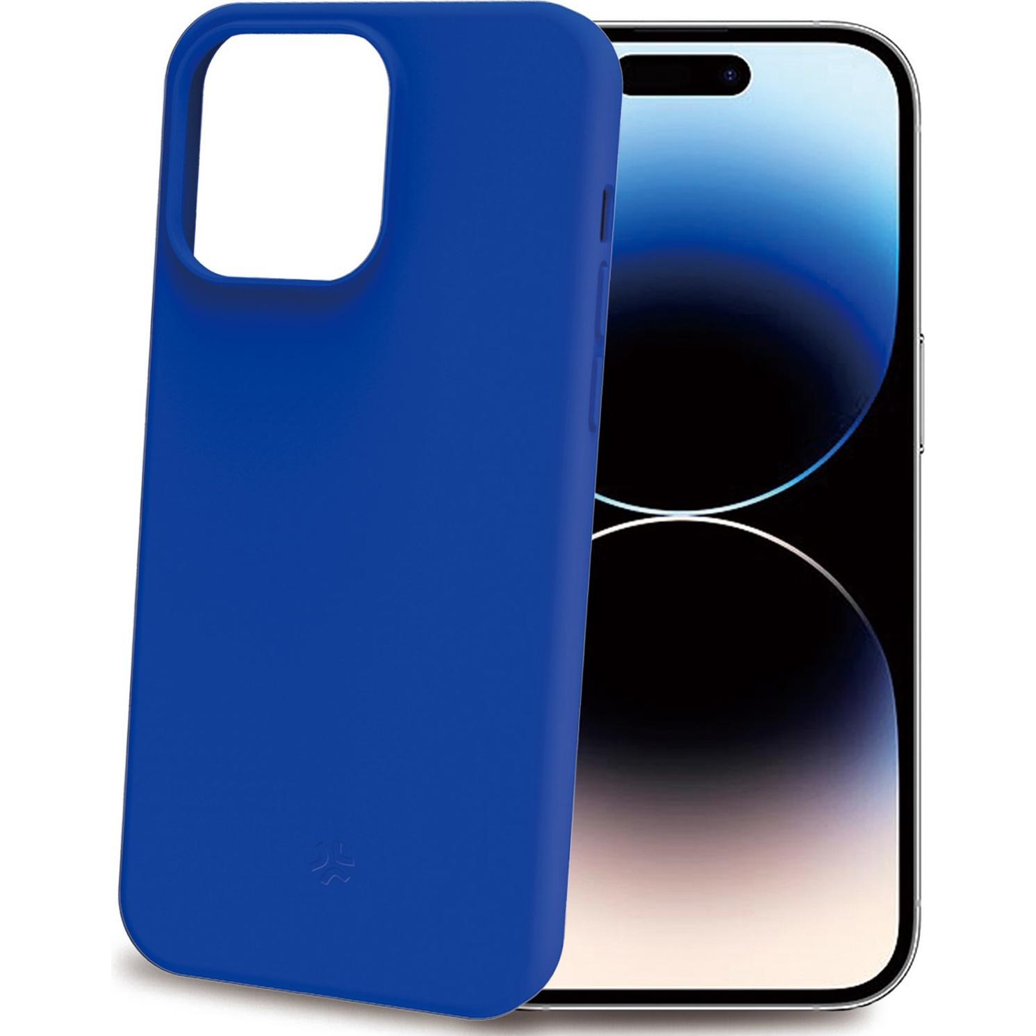 Celly Cromo Iphone 15 Pro Bl (Apple iPhone 15 Pro), Smartphone Hülle, Blau