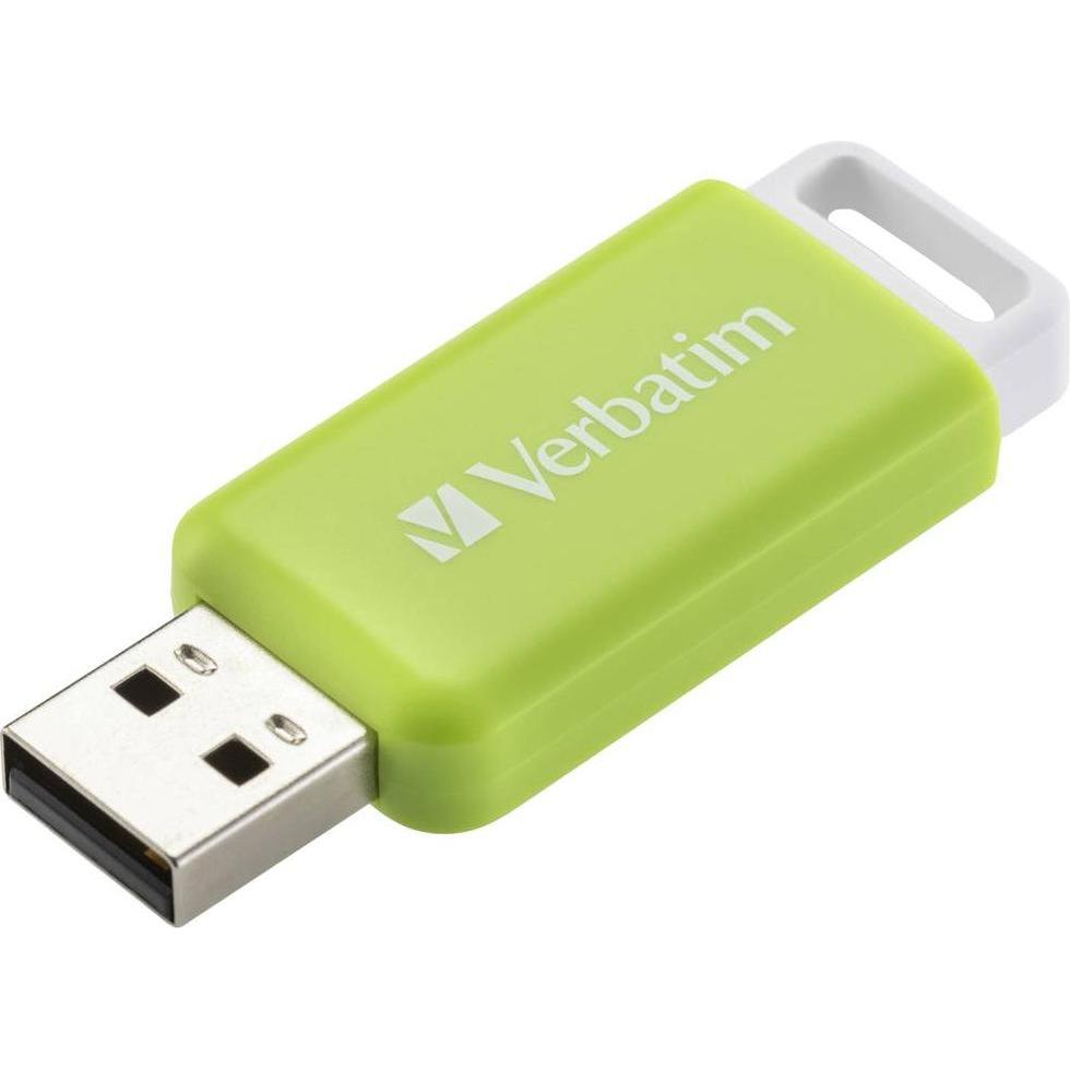 Verbatim DataBar USB 2.0 32GB Green (32 GB, USB-A) (49454)