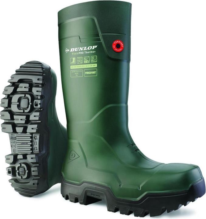 Produktbild Dunlop Sports FIELDPRO Thermo+ Safety Wellington Green (38)