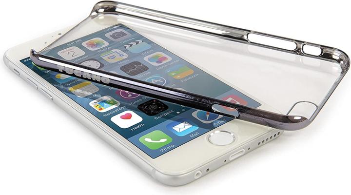 Actual product image Tucano Snap Case Electro for iPhone 6 Plus (5.5) Black Metallic (Apple iPhone 6 Plus)