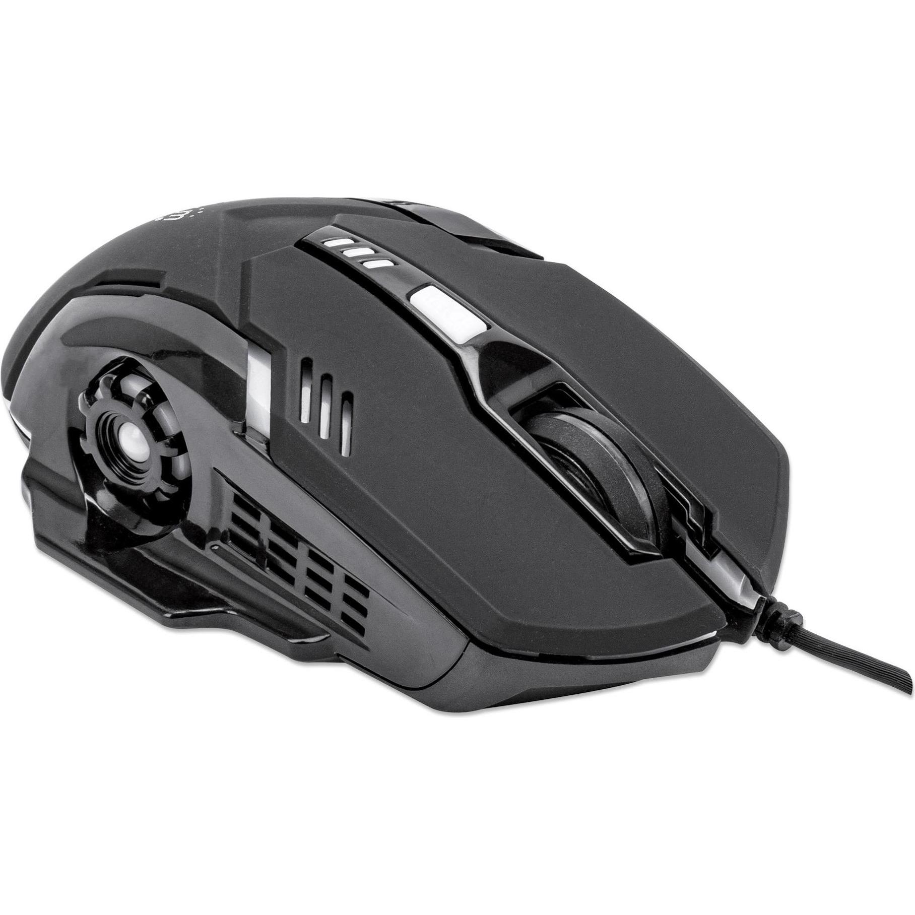 Thumbnail - Manhattan 179256 (Kabelgebunden), Maus, Schwarz