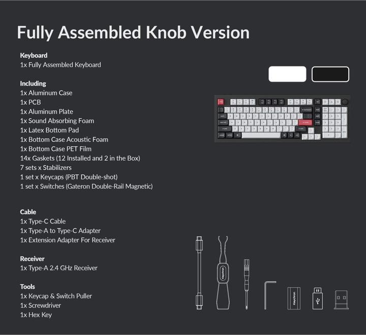Immagine prodotto Keychron Q5 HE (US, Cablato, Senza fili)