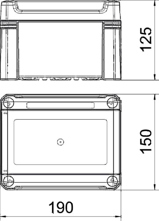 Actual product image OBO Bettermann Small distributor o. Clamp for