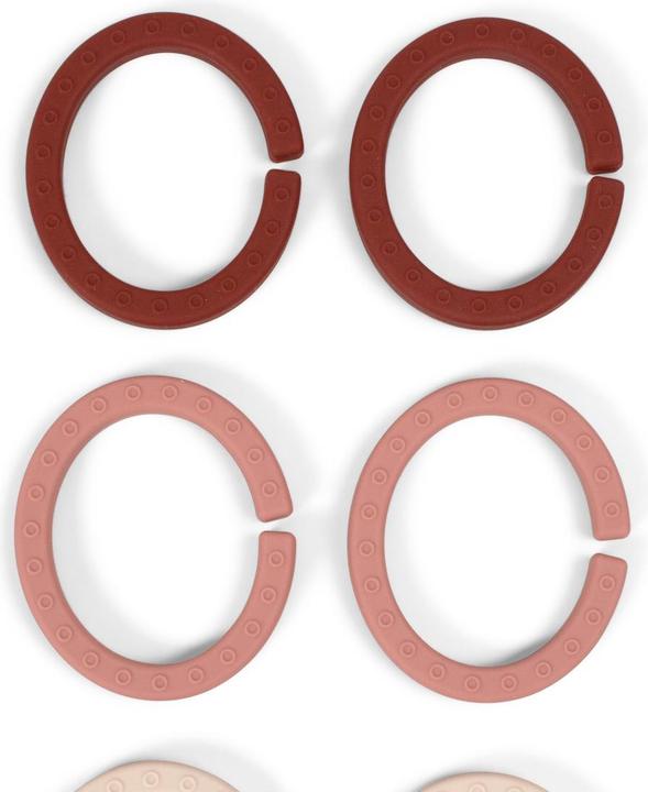 Produktbild Filibabba Silicone Hoops - Rose (FI-02188) (0 Monate)