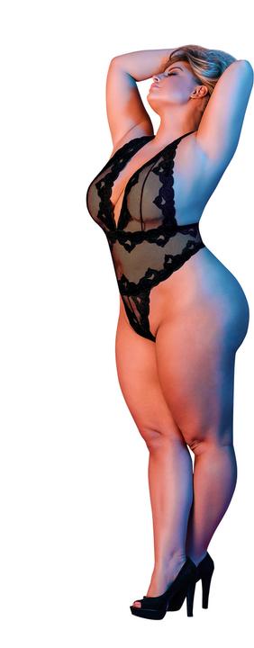 Produktbild Magic Silk Deep Plunge Halter Teddy (XXL)
