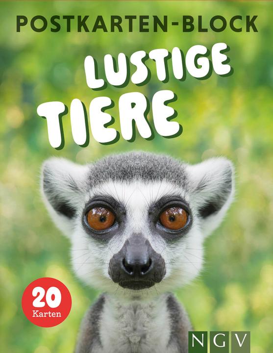 Produktbild Postkartenblock Lustige Tiere