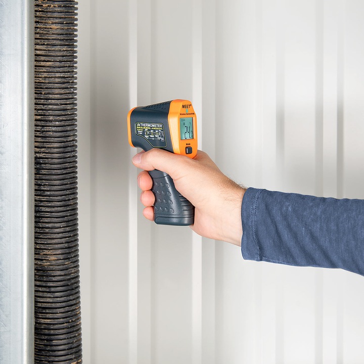 Produktbild AGT Profi-Infrarot-Thermometer mit Laser, LCD und Bluetooth
