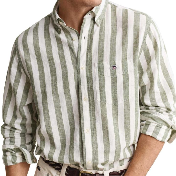 Immagine prodotto GANT Regular Cotton Linen Stripe Shirt (M)