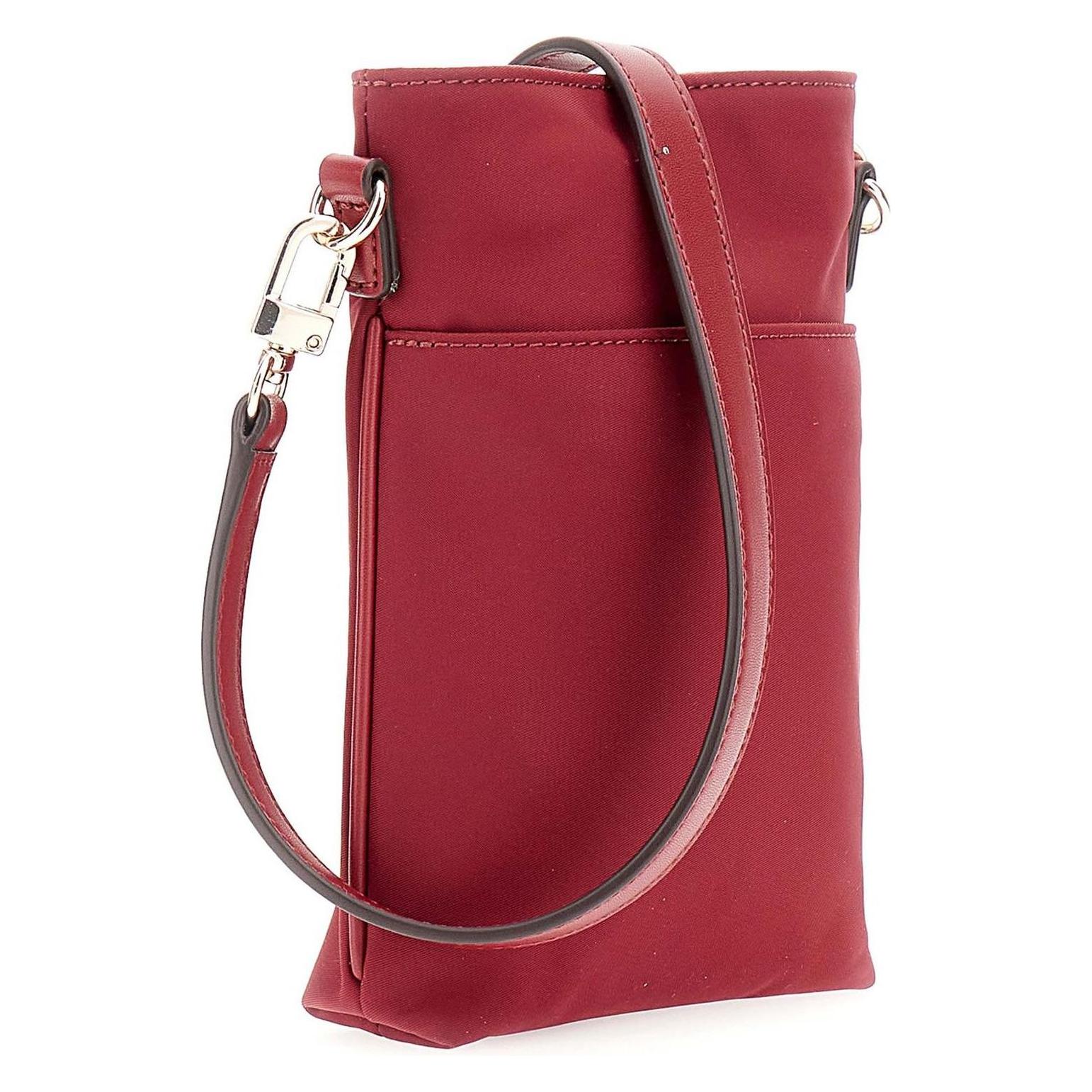 Guess, Damen, Handtasche, Follie Travel Chit Chat Phone Bag, Rot