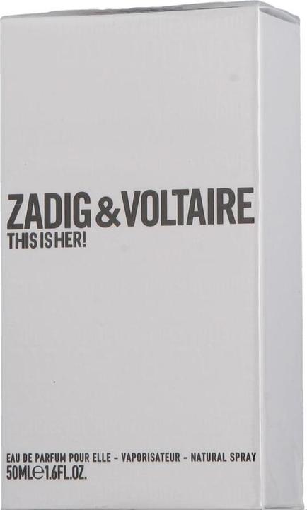 Actual product image Zadig & Voltaire This Is Her. (Eau de parfum, 50 ml)