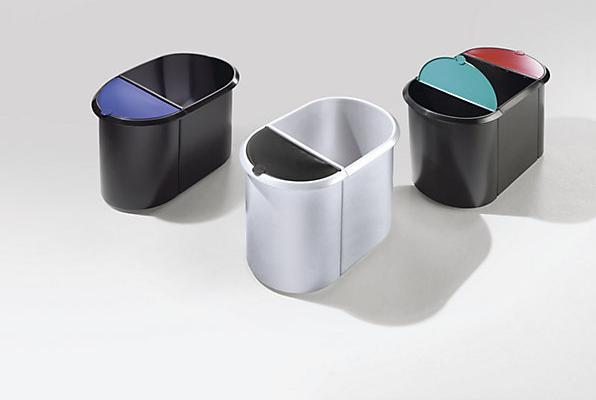 Image du produit Harinacs Corbeille à papier Helit Trio-System (38 l)
