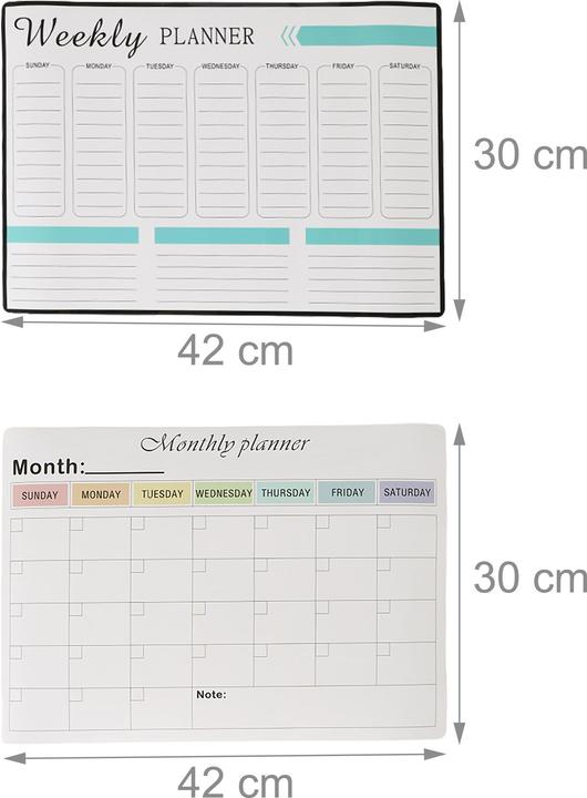 Image du produit Relaxdays Kit pour tableau blanc (42 x 30 cm)