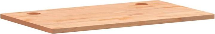Actual product image vidaXL Schreibtischplatte 110x60x2,5 cm Massivholz (60 x 110 cm)
