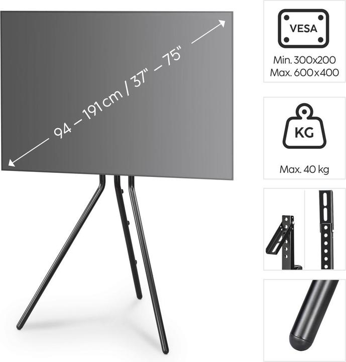 Image du produit Hama Support TV (75", 40 kg)