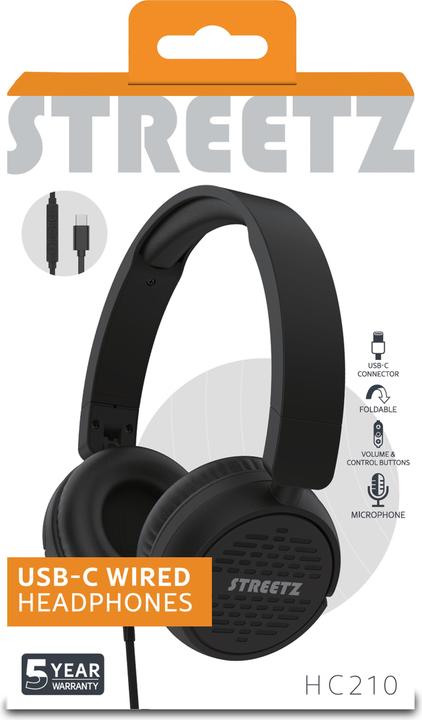 Productafbeelding Streetz HC210-BLK (Bedraad)