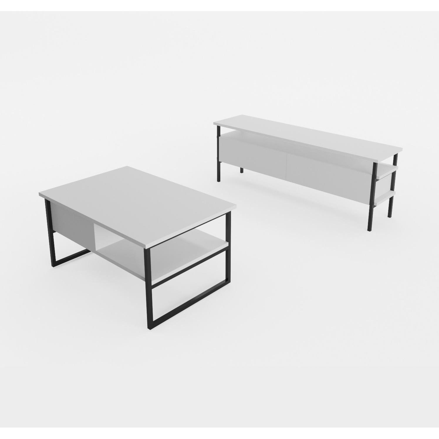 Kalune Design, TV Möbel, Atreus (140 x 35 x 50 cm)