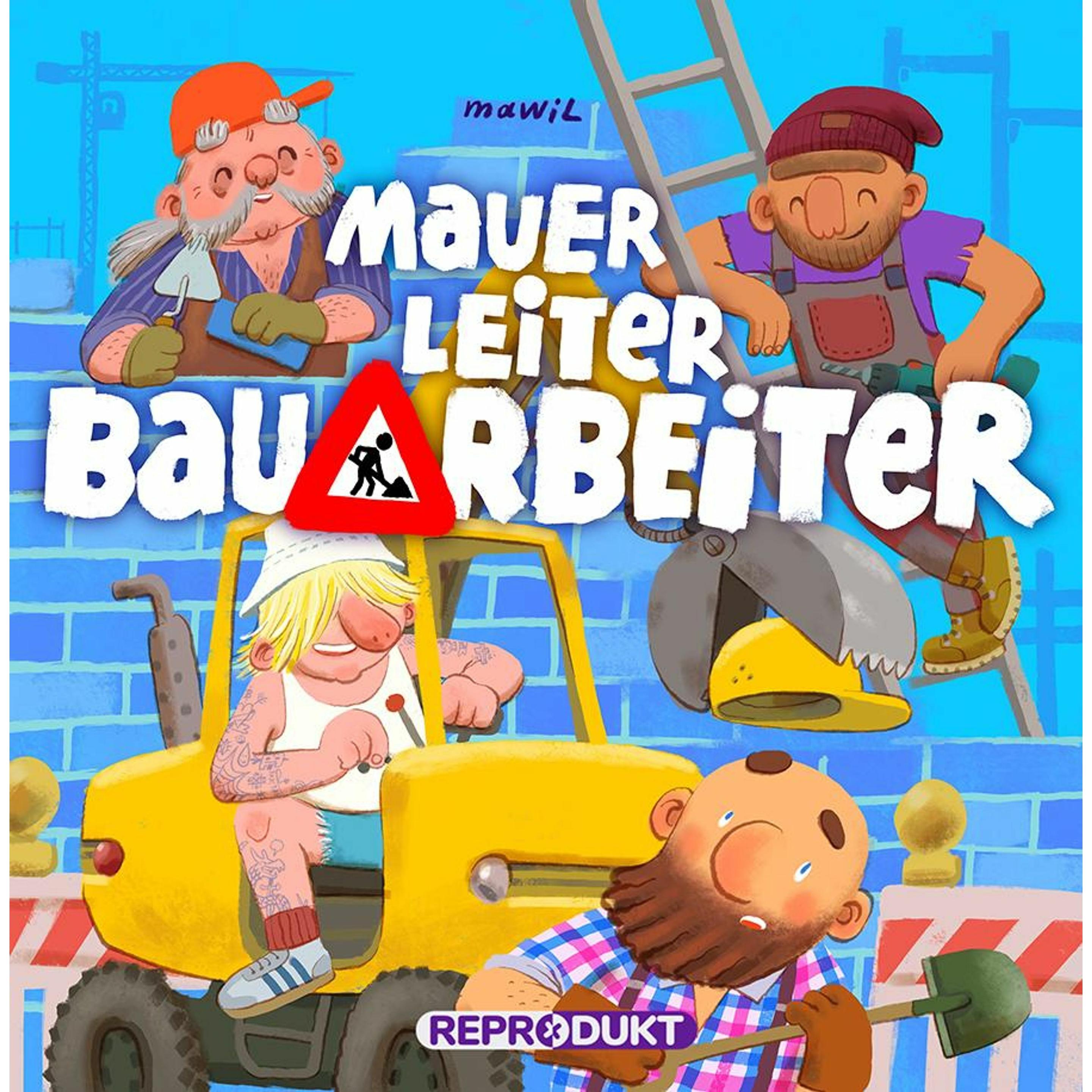 Mauer, Leiter, Bauarbeiter, Belletristik von Mawil
