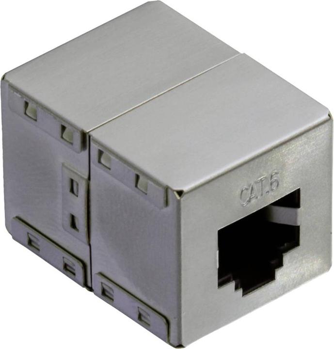 Actual product image Value RJ-45 coupler shielded, Cat. 6 (CAT6)