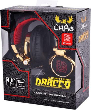Produktbild Thermaltake "***TteSPORTS/Headset/DRACCO Signature/Red/3.5mm/St" (keine Geräuschunterdrückung, Kabelgebunden)