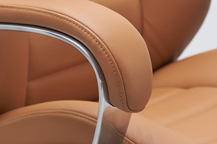 Actual product image FineBuy Executive chair cover genuine leather