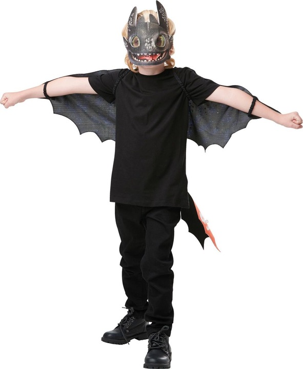 Actual product image How To Train Your Dragon Childrens/Kids Toothless Costume Accessory Set (One size)