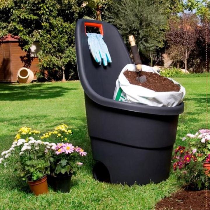 Produktbild Keter Gartenkarre Marisa schwarz 55 l