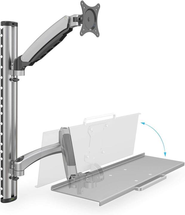 Image du produit Digitus Station de travail flexible, murale dm. (Mur, 27", 8 kg)