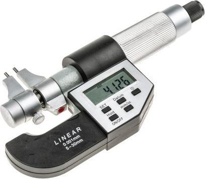 RS PRO Micrometer inwendig digitaal