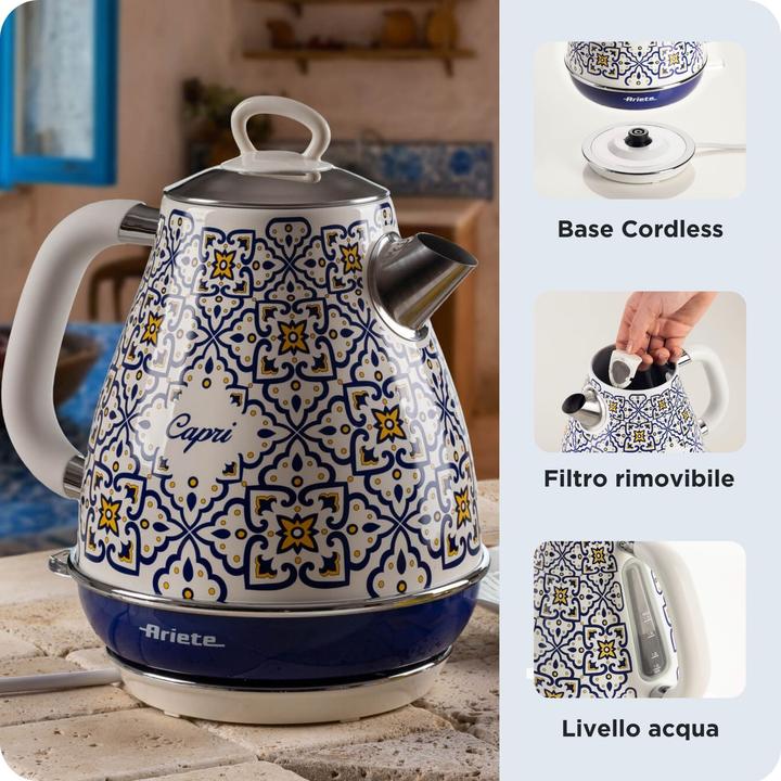 Image du produit Ariete 2869 Bouilloire Capri (1.70 l)
