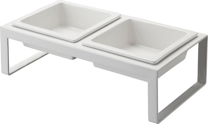 Yamazaki Feeding bowls (set of 2) with TOWER stand