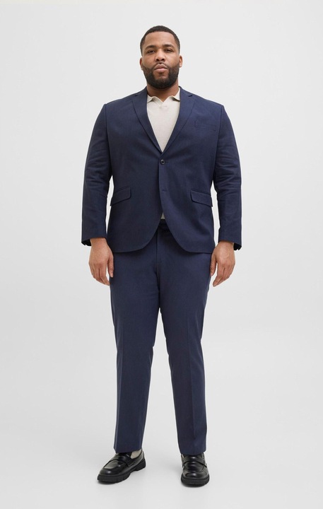 Image du produit Jack & Jones Plus Size Regular Fit Anzug Einreihiger Blazer und Hose (66)