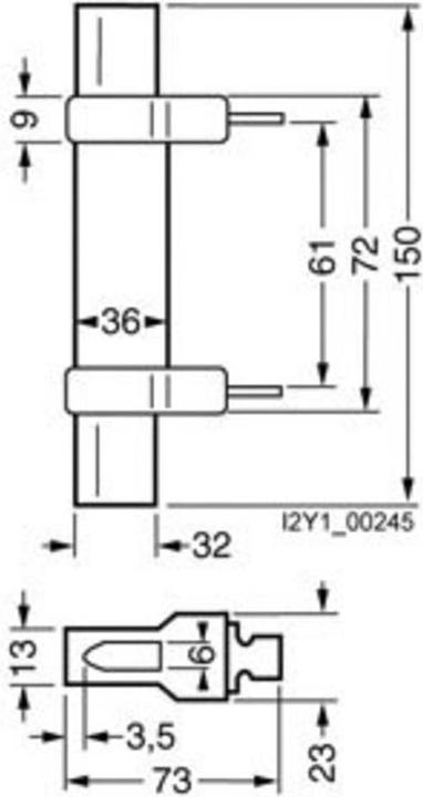 Produktbild Siemens NH-Trennmesser Serie 3NG1 Grösse 3 (630 A)