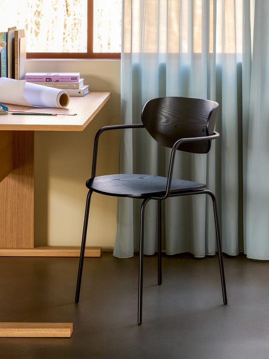 Actual product image Hübsch Arch Dining Chair Black