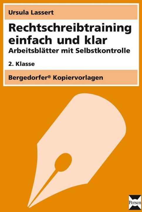 Produktbild Rechtschreibtraining einfach und klar - 2. Klasse (Deutsch, Ursula Lassert, 2014)
