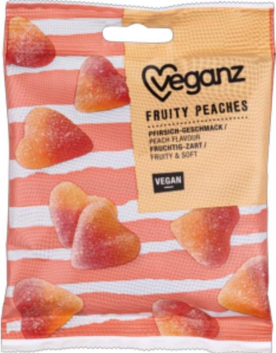 Produktbild Veganz Fruity Peaches (1 Stk., 100 g)