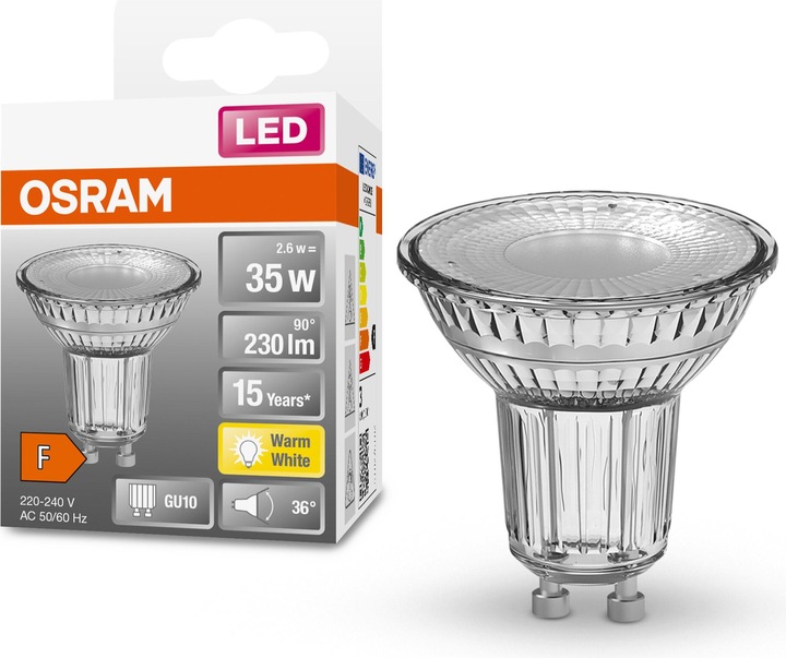 Produktbild Osram Led Star Par16 (GU10, 2.60 W, 230 lm, 1 x, F)
