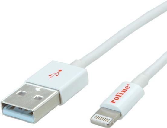 Produktbild Roline Lightning-Kabel (1 m, USB 2.0)