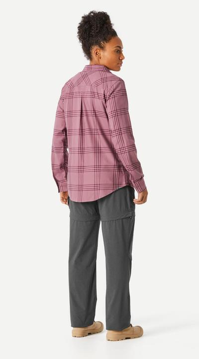 Immagine prodotto Forclaz Camicia donna manica lunga in cotone a quadri (S)