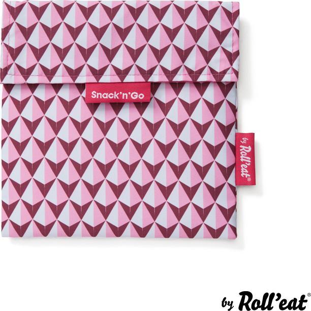 Immagine prodotto Roll'Eat Lunch Bag SnacknGo Tiles 18 cm x 18 cm, Rosa