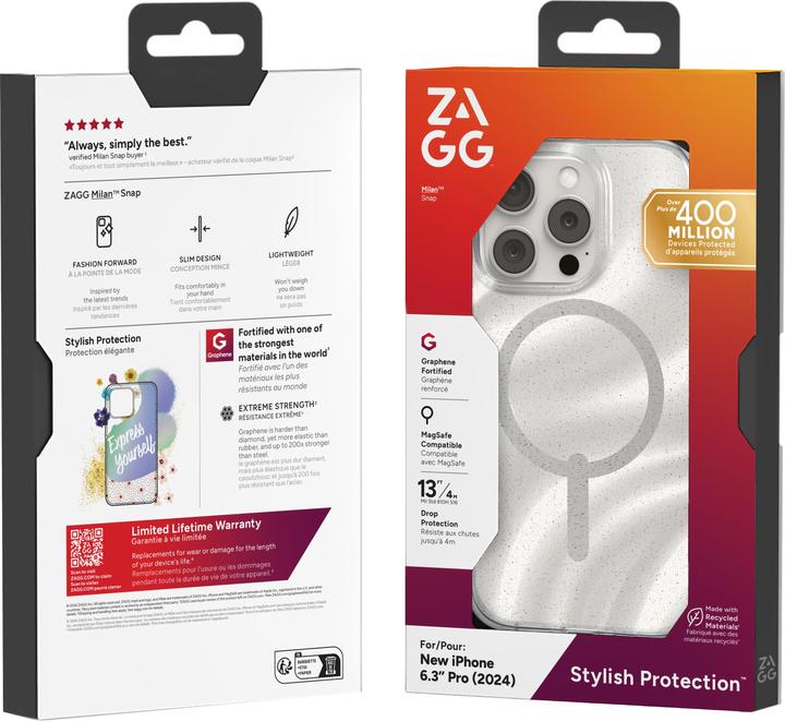 Actual product image Zagg MILAN - Cases Snap Apple (Apple iPhone 16 Pro)