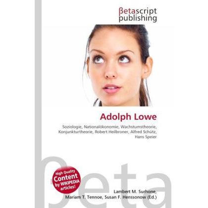 Adolph Lowe, Fachbücher