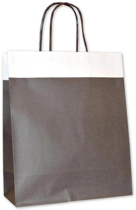 Elco Carrier bag brown/silver 350x130x310mm (Gift bag, 25 x)